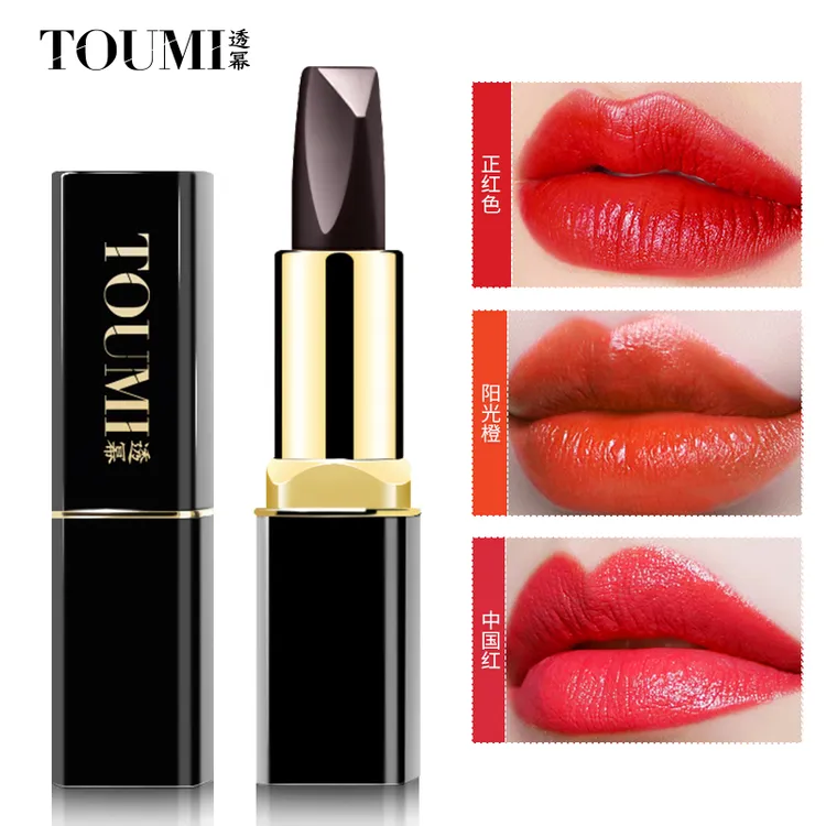 【不沾杯不掉色】TOUMI透幂倾城之恋哑光三色口红补水中国红显白