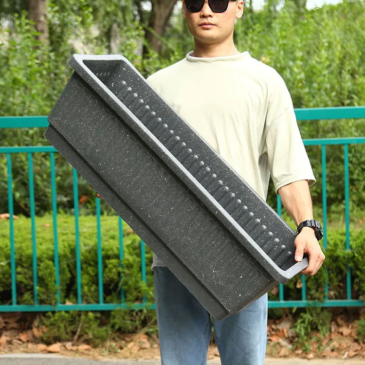 长方形塑料花盆大号加厚阳台室内种菜盆长条花槽庭院荷花种草莓盆