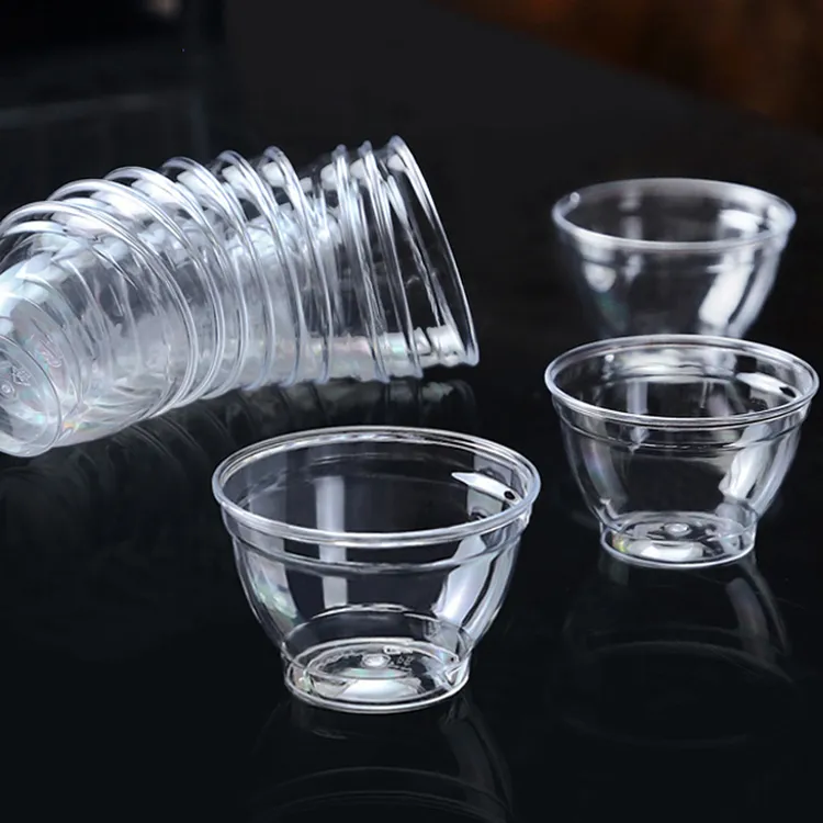 淳意一次性品茶杯品酒杯试饮杯耐高温功夫茶品茗杯PS硬塑透明招待