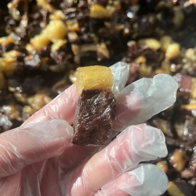 呼伦贝尔金阿爸肥瘦风干牛肉加热食用越嚼越香内蒙呼伦贝尔纯草饲