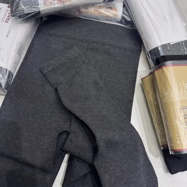 Miu系加绒自发热抗起球显瘦打底袜厚黑系穿搭