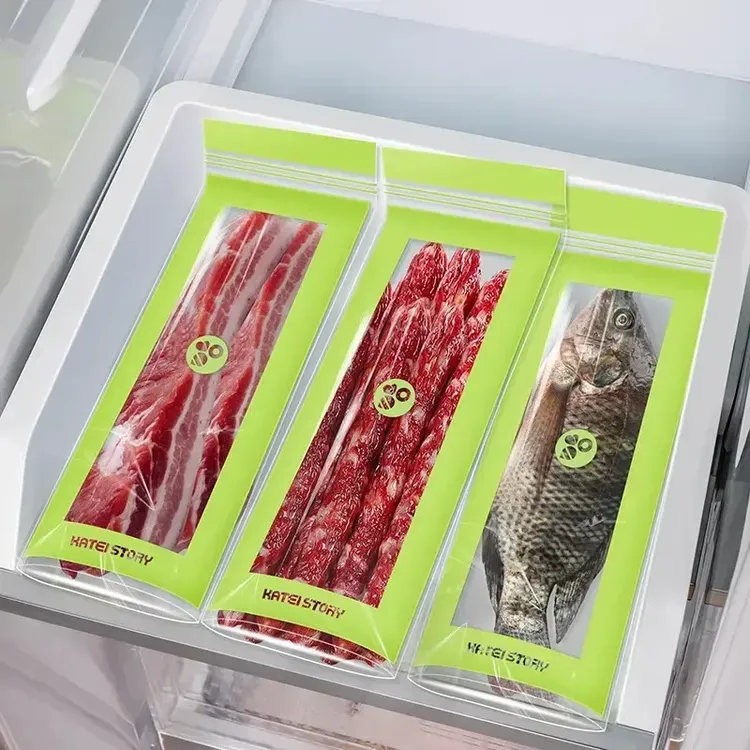 【非义乌货】长条密封冷冻袋家用多规格加宽加厚便携款保鲜袋保鲜膜