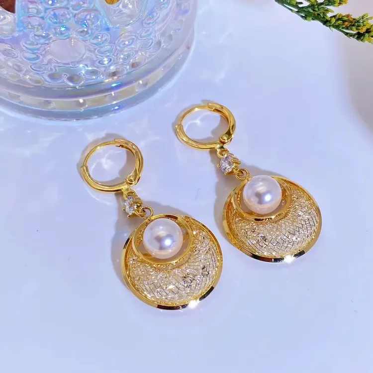 高级感气质时尚精致优雅轻奢简约耳环A732