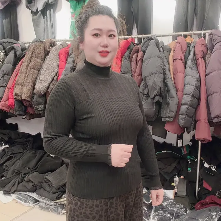 女针织衫半高领加厚保暖秋冬款宽松显瘦百搭长袖打底上衣