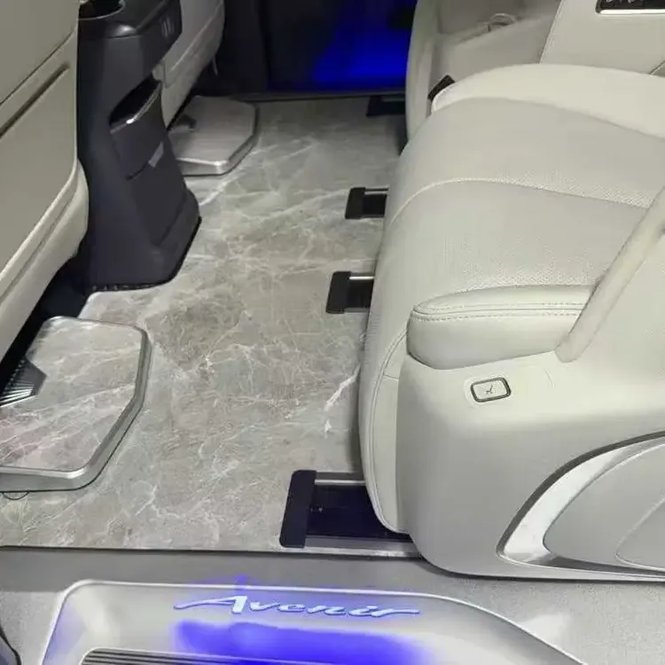 26款陆尊航空铝无轨地板改装大理石纹耐磨高端大气汽车地板脚垫