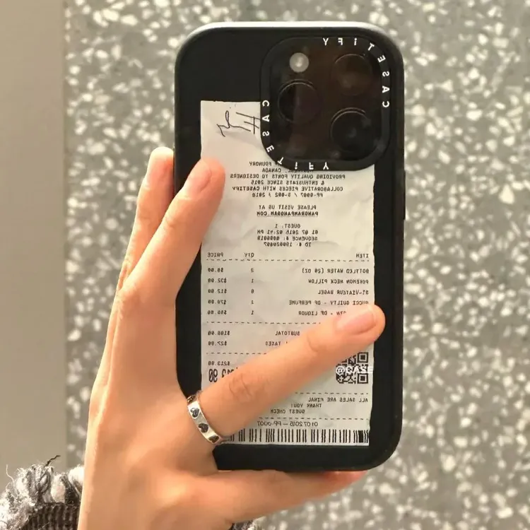 CASETi今日消费账单16pro壳适用iPhone15promax苹果14/13pro创意