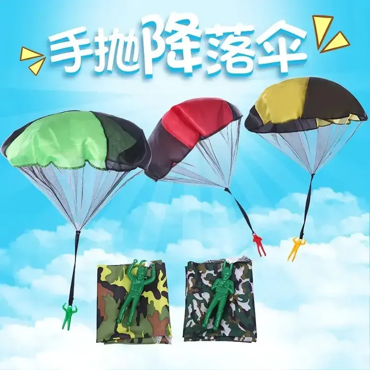 升级款降落伞户外运动手抛降落伞公园玩具空投户外亲子互动游戏AW商品图