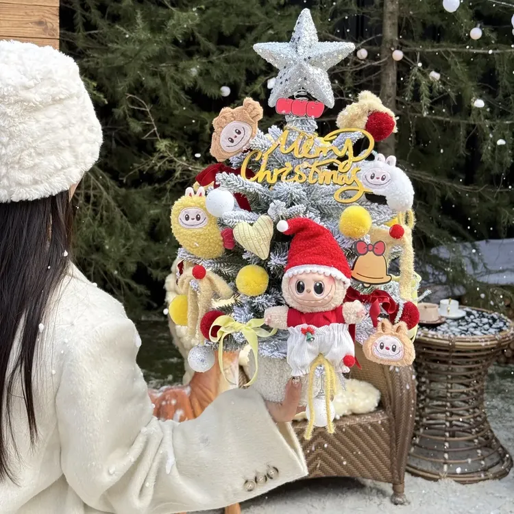 旋转八音盒KT猫成品圣诞节装饰实用节日礼物