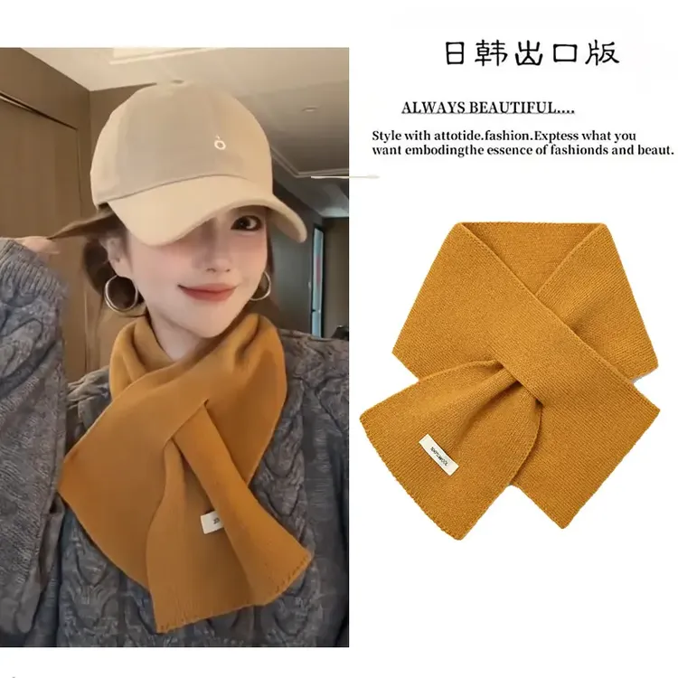 暖暖【羊毛围巾】新款秋冬羊毛围巾时尚百搭极简风女士保暖围脖
