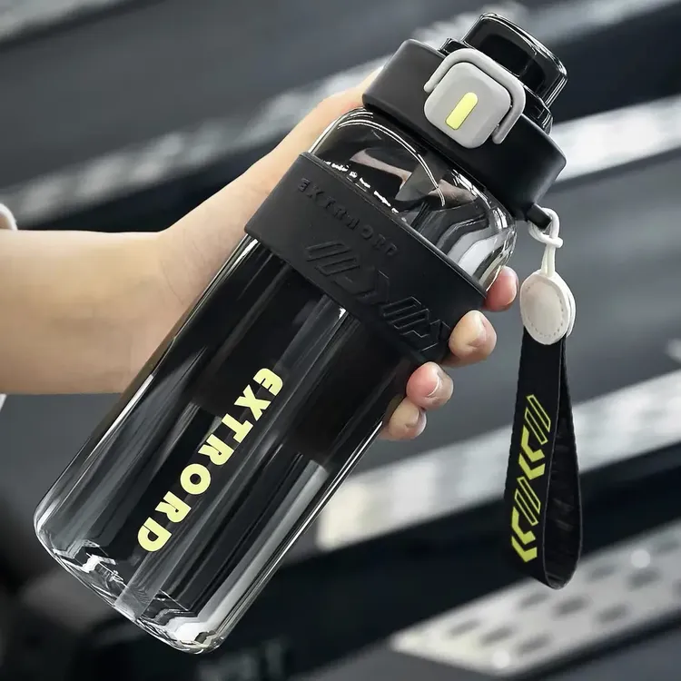 运动水杯便携耐高温健身学生吸管男生防摔大容量男款水杯直饮杯子