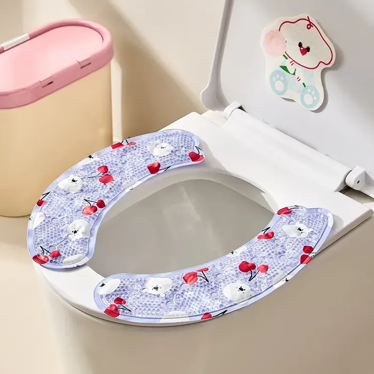 2025新款夏季凉感凝胶马桶垫免洗防水粘贴马桶贴坐便垫圈家用防臭