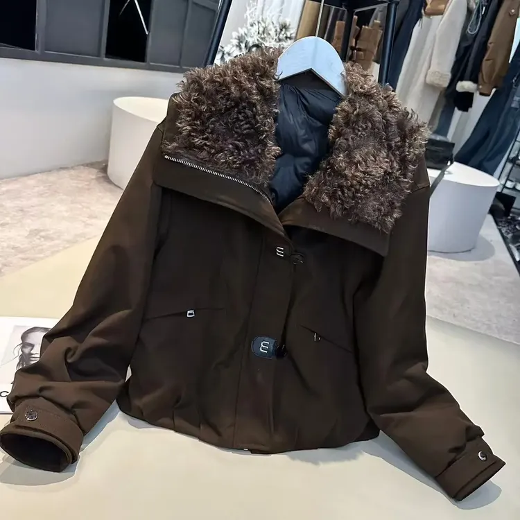 《姚家优麦汇》Y7393冬款立领羽绒外套百搭休闲韩系女款