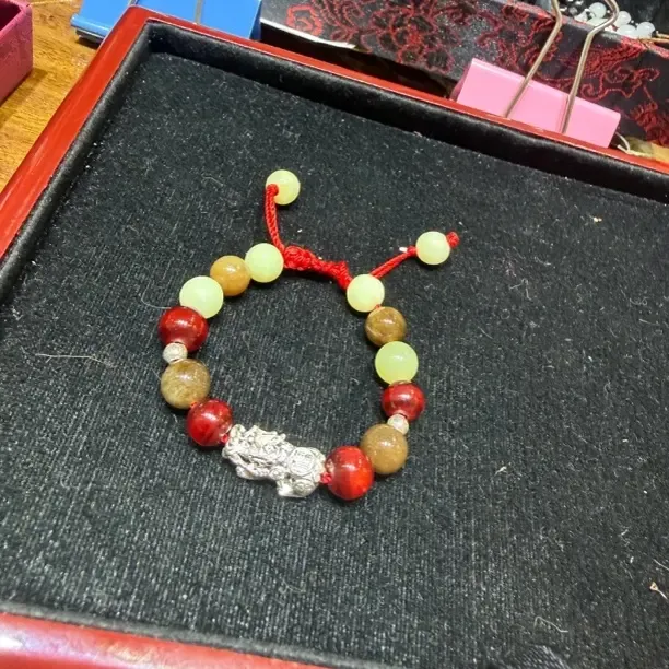 新款五路貔貅财儿童手串