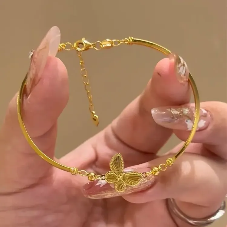 手链 【专柜正品】新款轻奢镭射蝴蝶手链 精致高级百搭女款手饰商品图