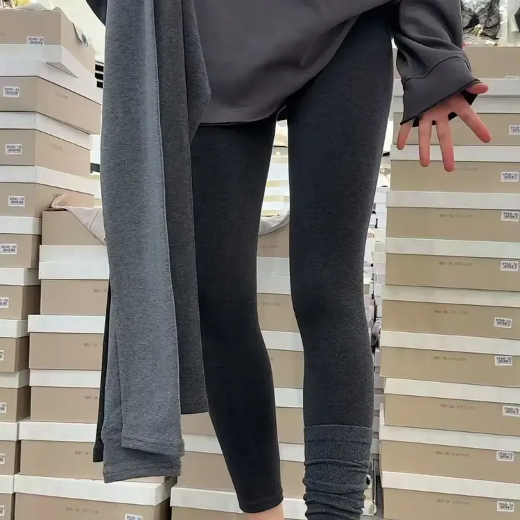 季予1.0可外穿高腰修身显瘦打底裤