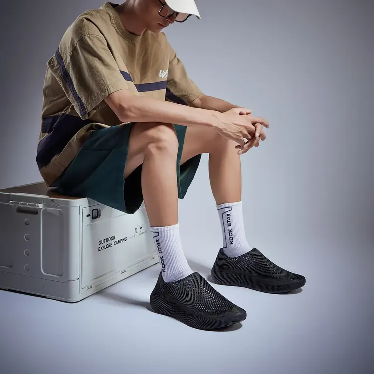 3D打印鞋子运动次元风未来科技一体化轻户外透气凉鞋透气跑鞋