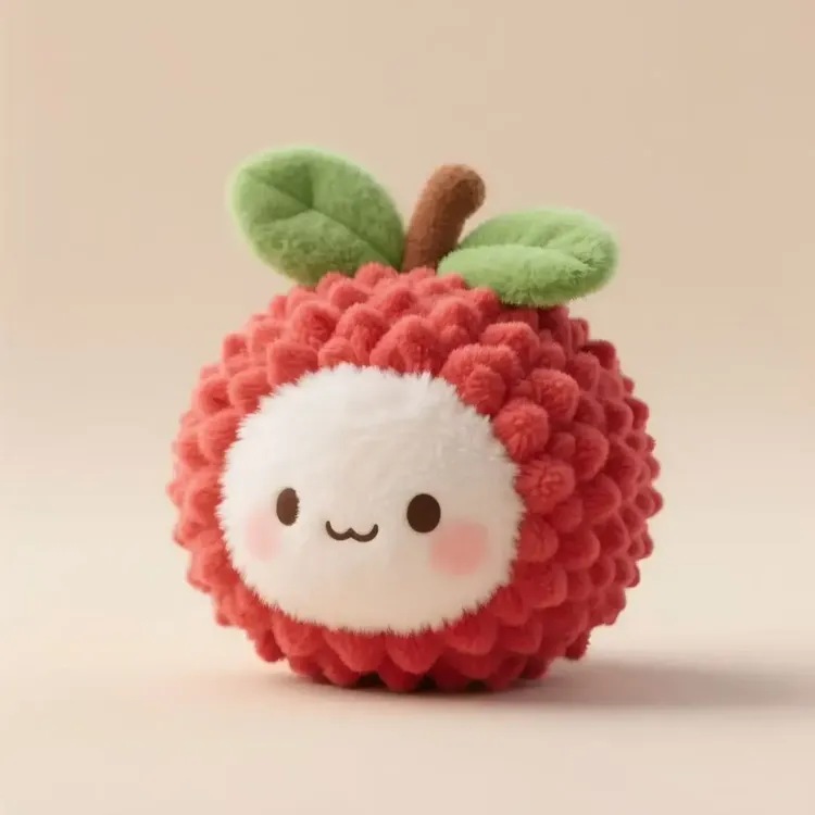 荔枝仿真妃子笑小荔枝挂件包挂毛绒玩偶情侣礼物旅行玩具送女朋友