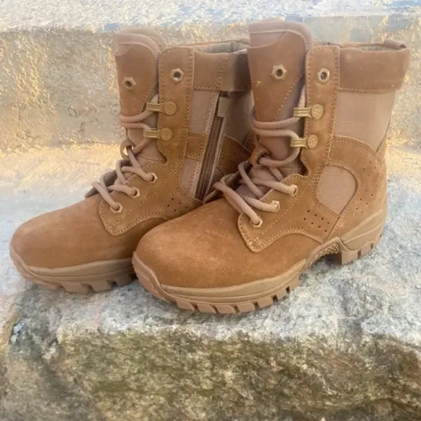 新式棕色作战训靴全掌碳板防穿刺超轻户外战术登山靴