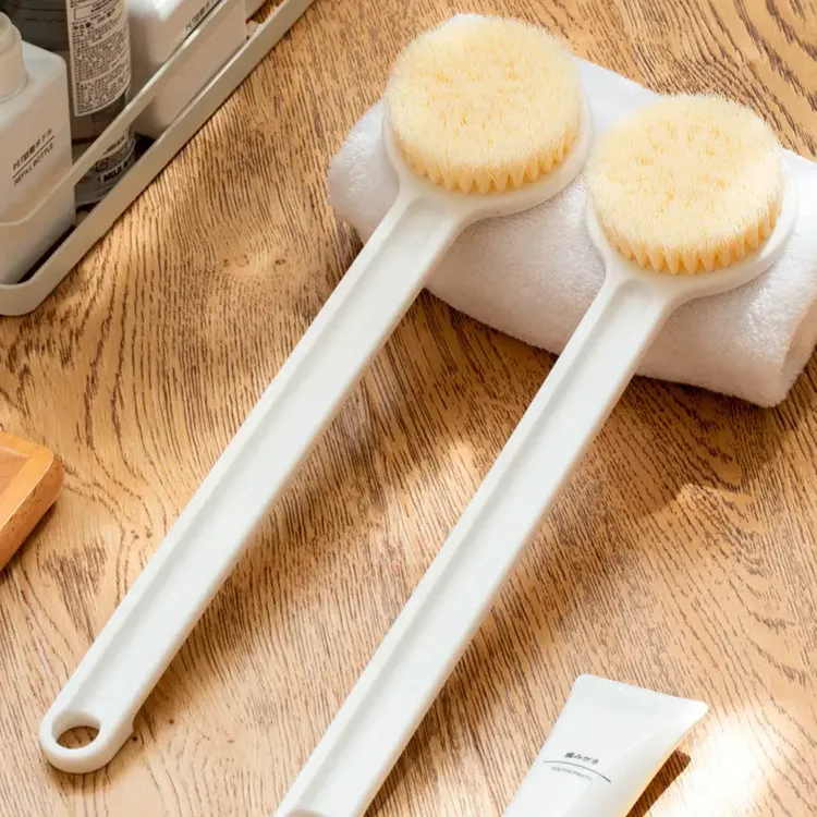 软毛洗澡刷软毛沐浴刷长柄搓背刷身体擦背刷洗柔软洗浴浴室日式