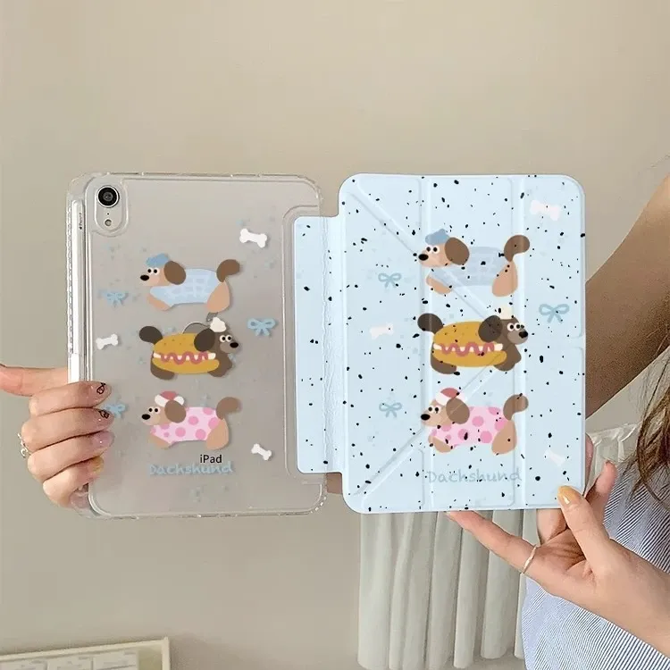 蓝色腊肠狗适用华为MatePad11.5S保护套padair带笔槽padpro平板壳