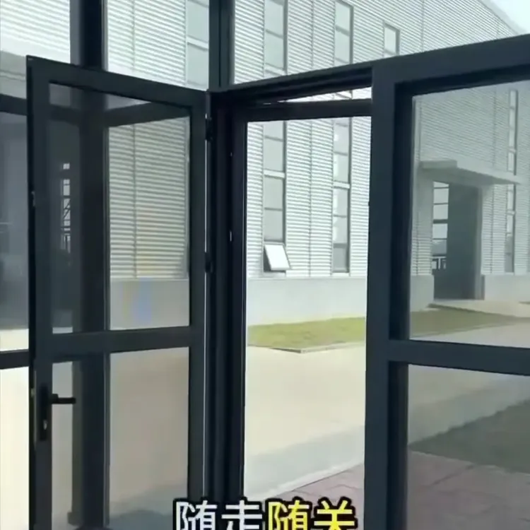 定制铝合金玻璃门 适用于客厅厨房卫生间的极简平开门