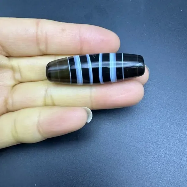 四线金眼玛瑙尺寸45*14.5