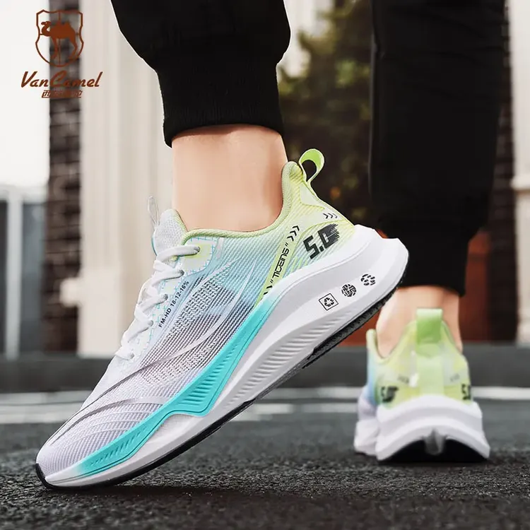 木森同款推荐西域骆驼男鞋运动鞋时尚科技支撑情侣跑鞋XYLT-YD701