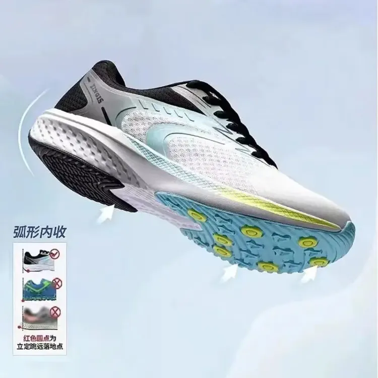 减震回弹马拉松男女透气面透慢跑鞋