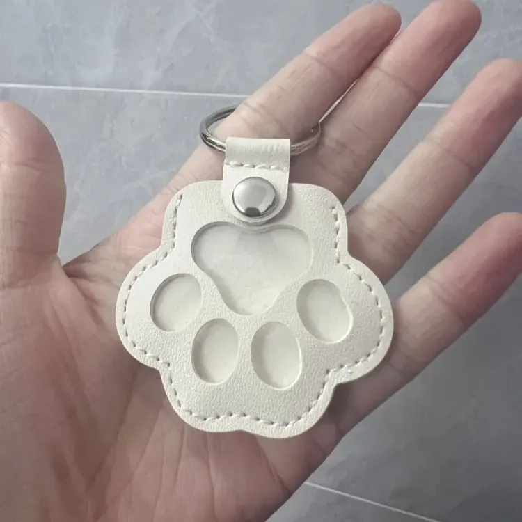 【现货秒发】钥匙扣宠物遗毛收纳钥匙扣狗爪挂饰猫咪狗狗毛发收纳