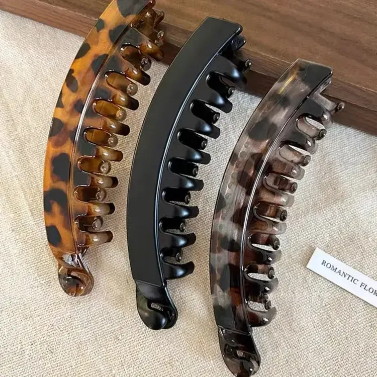 法式网红气质大号发量多!高马尾香蕉夹 马尾显发量蓬松神器马尾夹