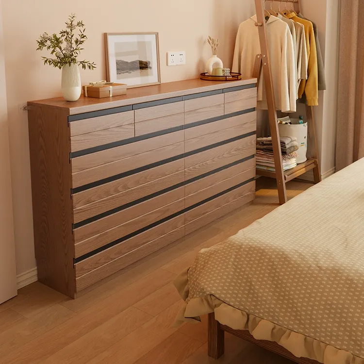 实木超薄斗柜卧室床尾极窄抽屉五斗柜客厅收纳储物置物靠墙五斗橱