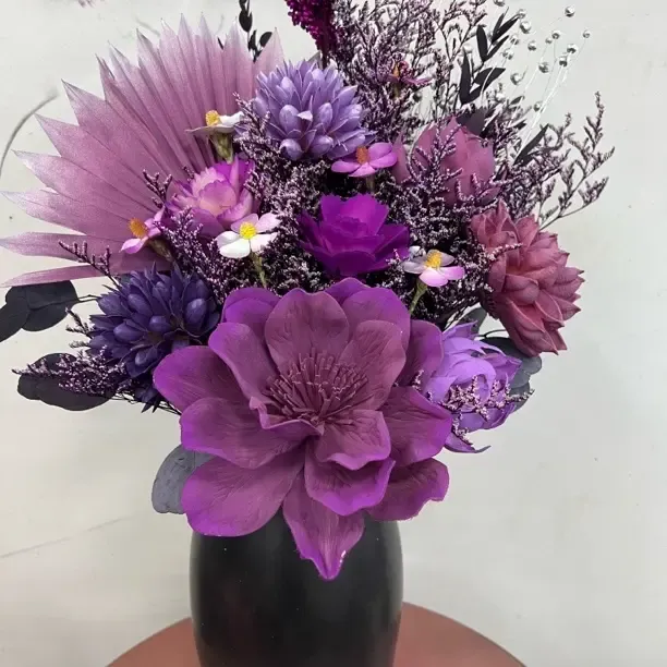 【超级福利乌梅子酱】高级小众永生手工花花束家居瓶插多年不凋谢