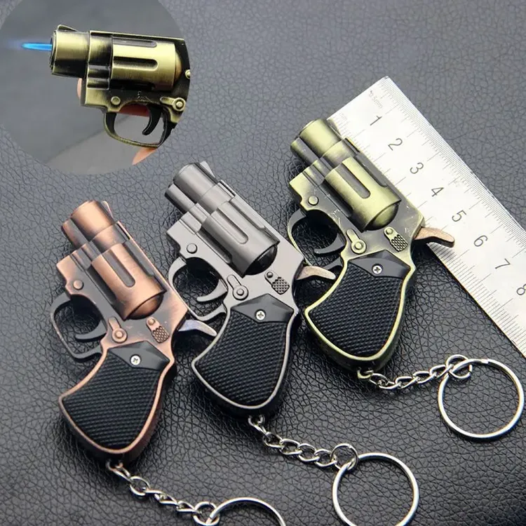 网红创意玩具造型打火机直冲蓝焰防风充气钥匙扣点火器送男女礼物