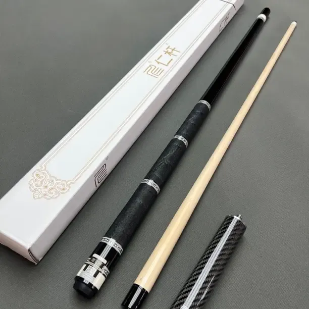 仁杆黑科技木碳管中空前节中式黑八九球打感舒适传力通透