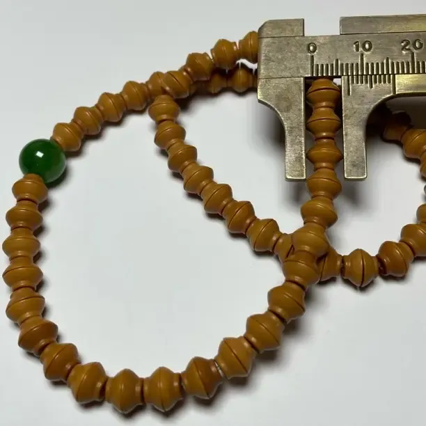 橄榄核老油核金饭碗项链手链