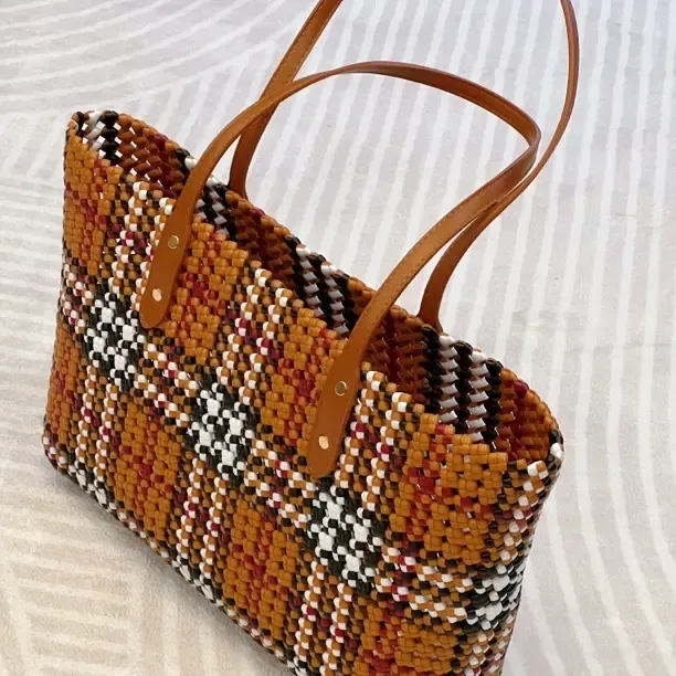 宝格丽超大号藤编 托特包 材料包 非成品 附详细教程