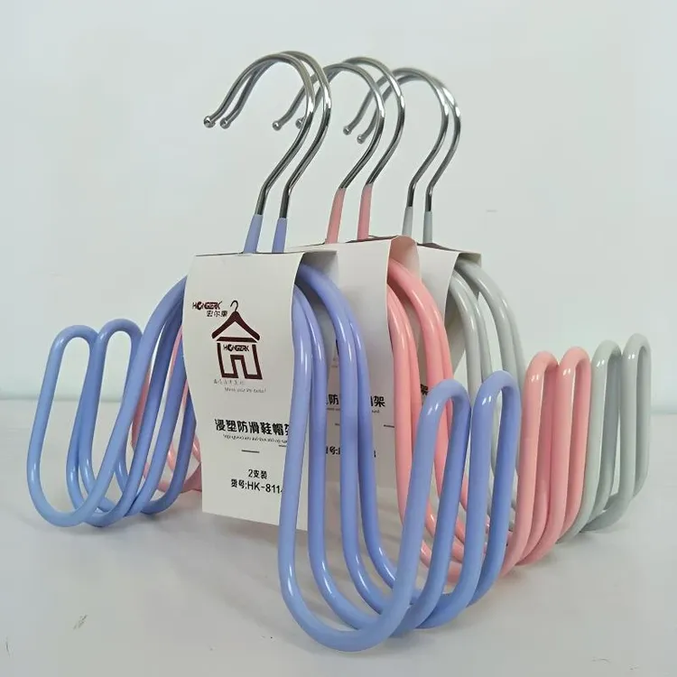 不锈钢晒鞋架多功能鞋挂晾学生新款加粗双钩创意晾鞋架神器架