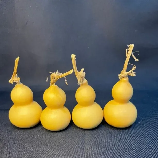 天然小葫芦手把件带龙头可盘玩的文玩福禄葫芦