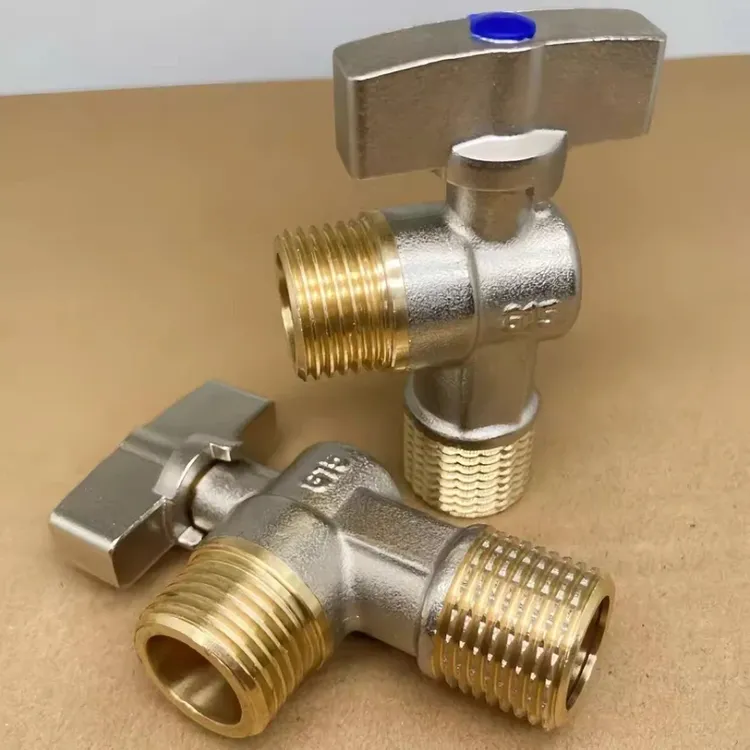 大流量角阀铜体家用球芯全开球阀燃气热水器专用三角阀4分商品图