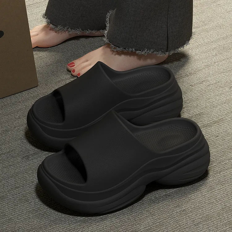 踩屎感拖鞋女款2025年夏季新款厚底外穿沙滩户外防滑防臭拖鞋女士