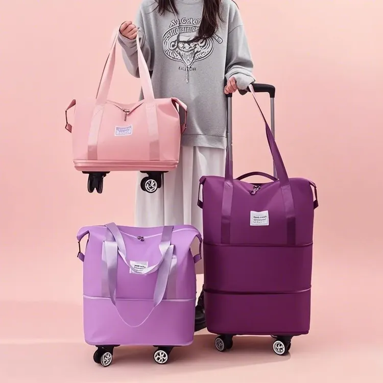 万向轮旅行包三层扩展拉收纳电动车包防水防尘行李箱家用户外