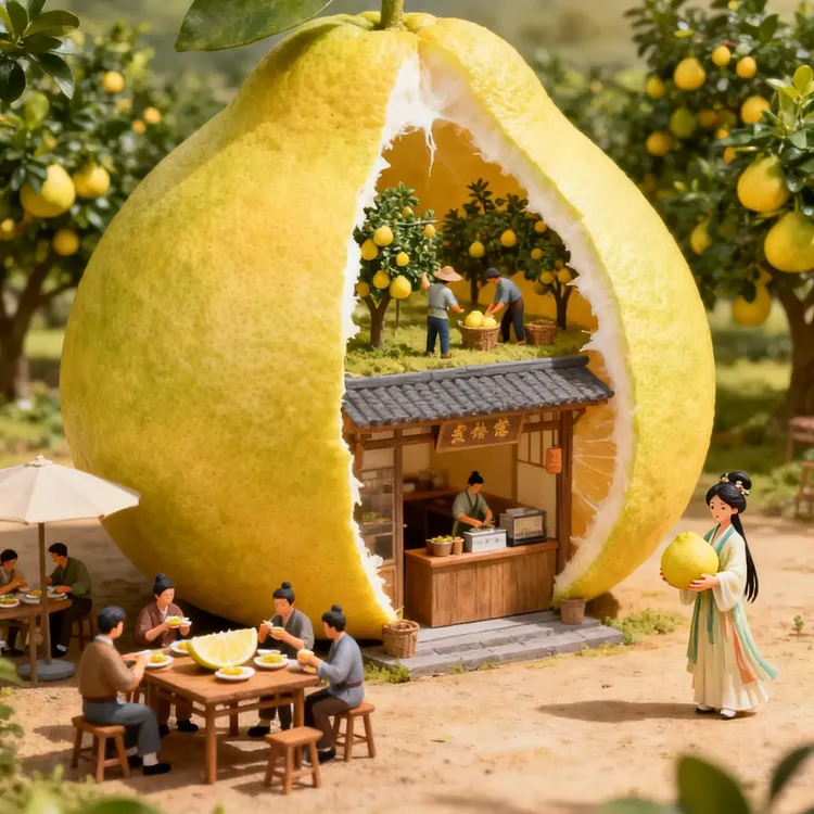 新鲜当季老树沙田柚皮薄肉厚脆爽清甜水果