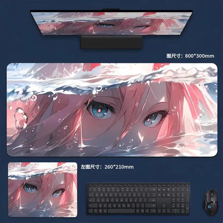 大号鼠标垫超清超大电竞游戏电脑键盘滑鼠垫加厚高质量游戏鼠标垫