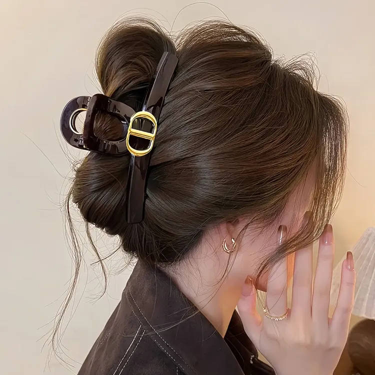 抓夹女2025新款高端鲨鱼夹子发夹后脑勺抓夹后脑勺秋冬发量多夹子