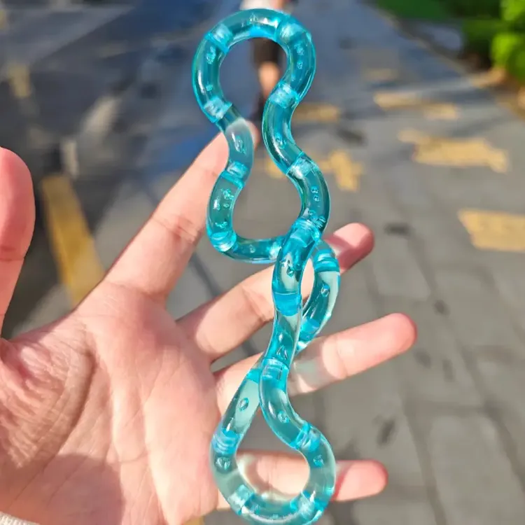 tangle扭扭乐百变扭扭圈水晶透明扭扭绳缠绕儿童变形绳子解压玩具