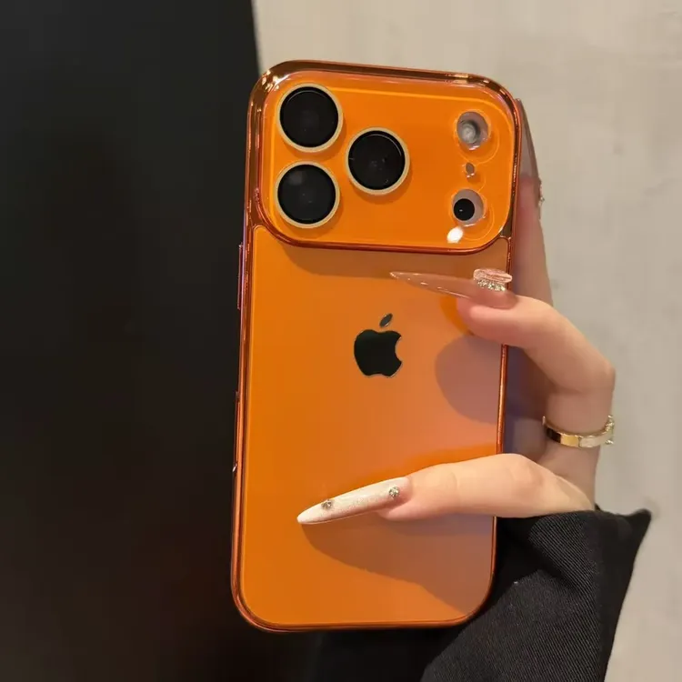 高级感电镀磨砂适用iPhone17ProMax手机壳1615防指纹14全包13