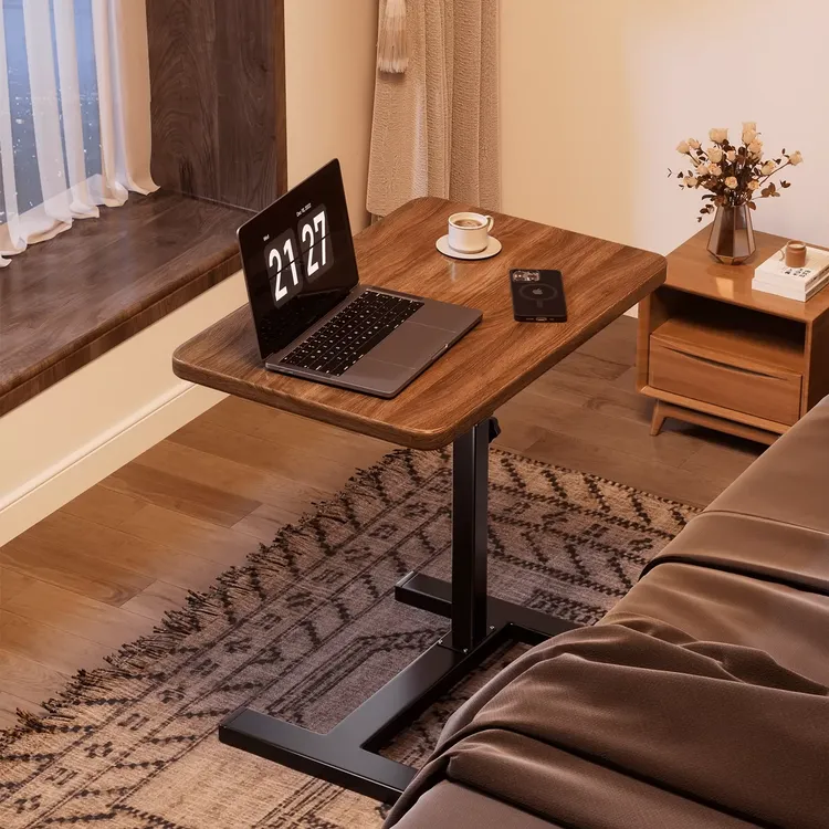 可移动升降床边桌电脑桌客厅边几沙发移动边桌折叠桌书桌家用卧室