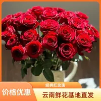 【10枝  红玫瑰】全场鲜花任意满两单升级顺丰 送货上门
