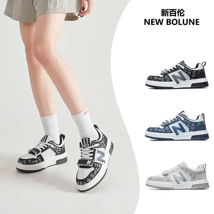 NEW BOLUNE/新百伦598秋冬百搭时尚运动鞋厚底网面透气学生休闲鞋