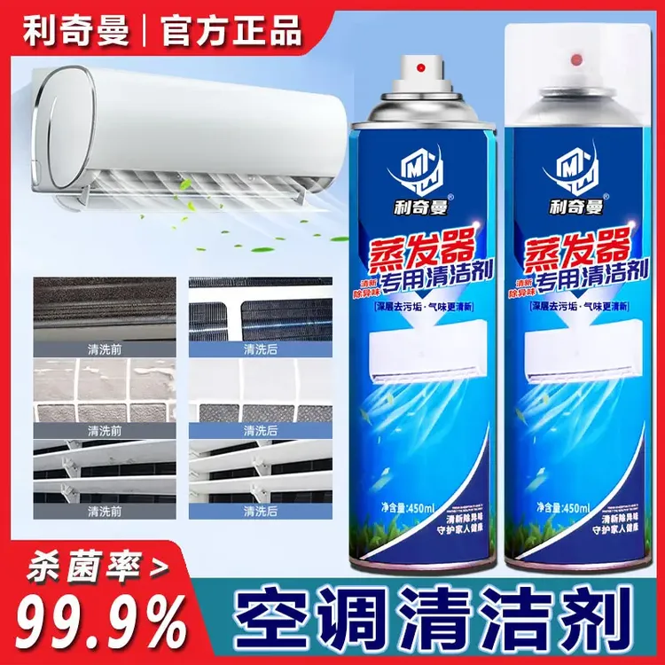 【空调清洁剂】利奇曼家用杀菌率蒸发器滤网风轮深层去污汽车用品商品图